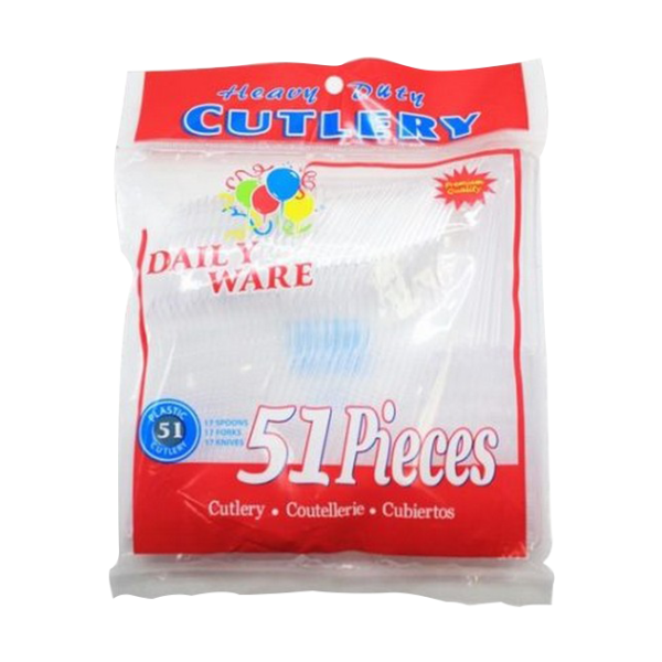Clear Combo Cutlery 51CT