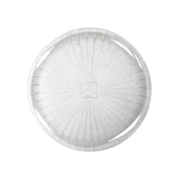 16" ROUND CLEAR TRAY