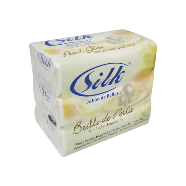 Silk Soap White (Pearl Glow) 3PK