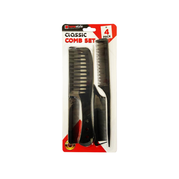 Classic Comb Set 4 Pack