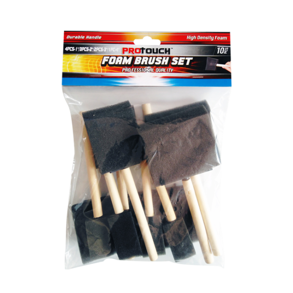 Foam Paint Brush Set 10pcs