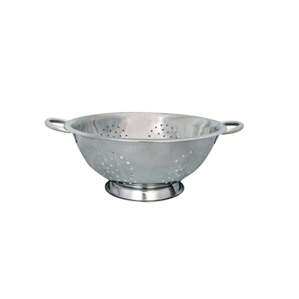 Alpine Cuisine Stainless Steel Deep colander 10in Miror finish 3Qt - 12PK