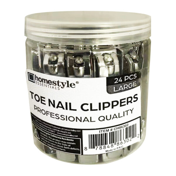 24PCS TOE NAIL CLIPPERS IN A JAR - 6