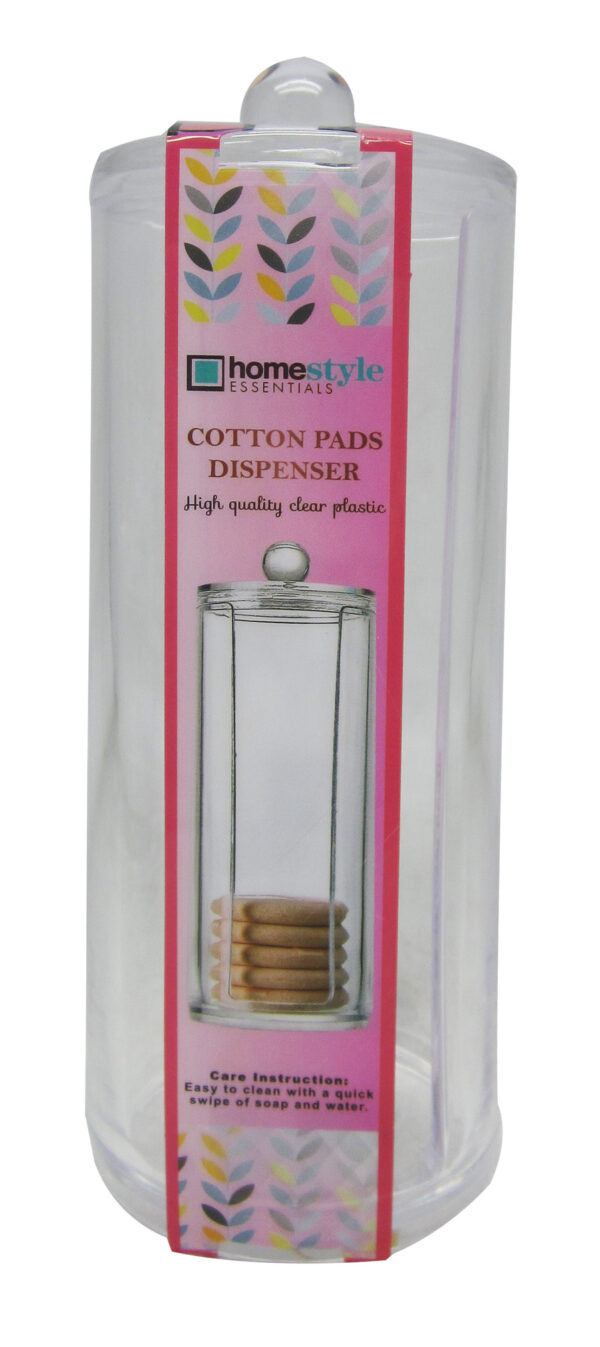 COTTON PADS DISPENSER W/ LID-12