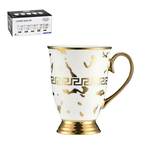 AC Set of 6pc Mug New Bone China 9oz -6