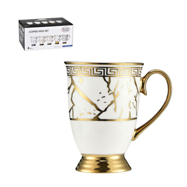 AC Set of 6pc Mug New Bone China 9oz -6