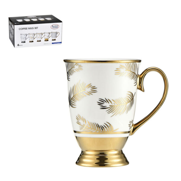 AC Set of 6pc Mug New Bone China 9oz -6