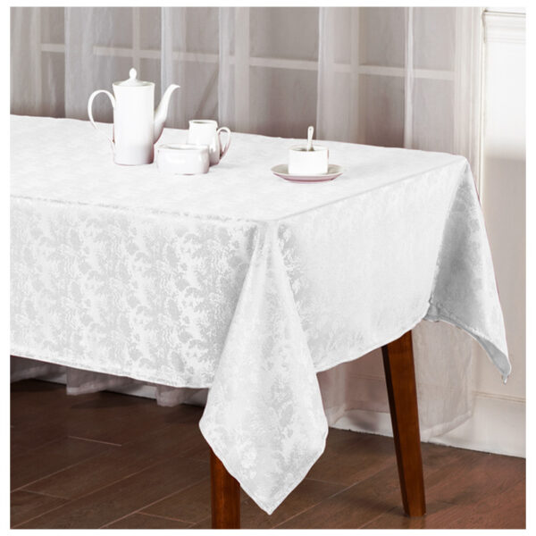 60X84" JACQUARD TABLECLOTH TEXTURE DESIGN ASSORTED -12