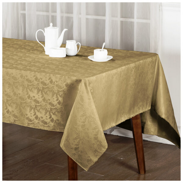 60X102" JACQUARD TABLECLOTH TEXTURE DESIGN ASSORTED-12