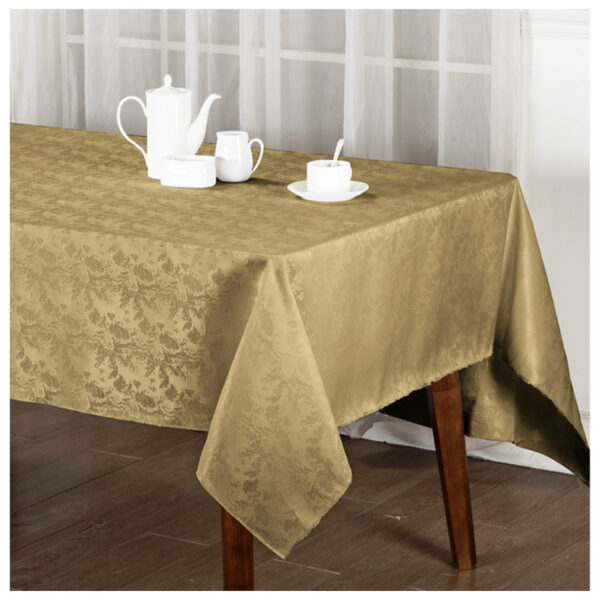 70"ROUND JACQUARD TABLECLOTH TEXTURE DESIGN ASSORTED-12