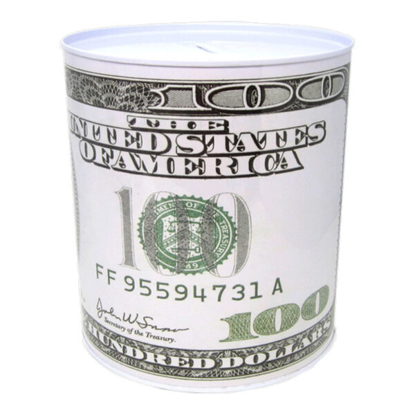 DOLLAR COIN BANK 13.6X15CM - 48