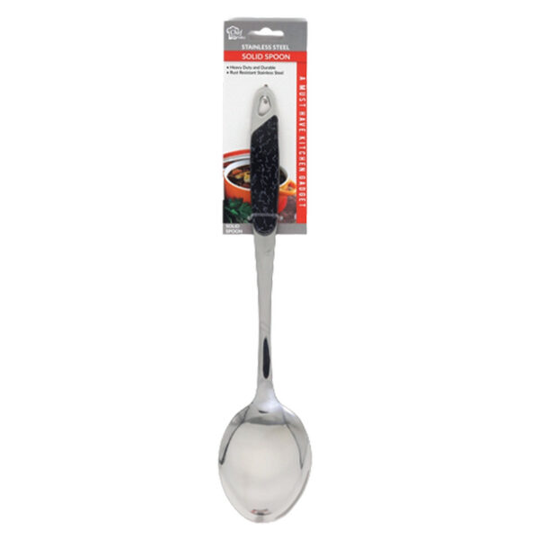 S/S SOLID SPOON - 24