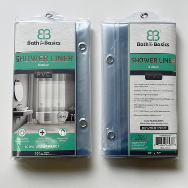 PVC SWR CURTAIN LINER 8G CLEAR/FROSTED-24