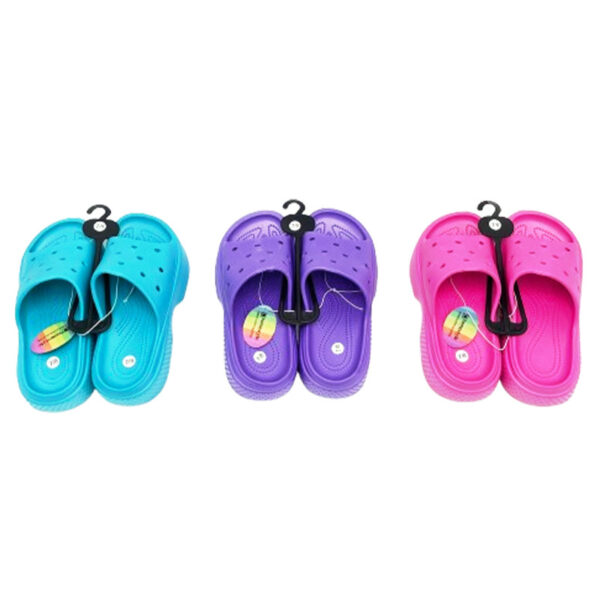 LADIES SLIPPER 3 ASSORTED COLORS-18