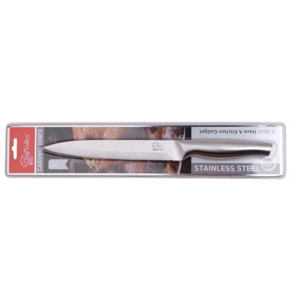 8" SS HOLLOW HANDLE CARVING KNIFE-24