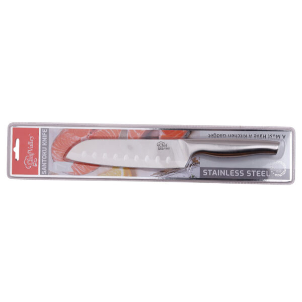 7" SS HOLLOW HANDLE SANTOKU KNIFE-24