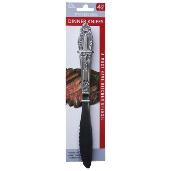 4 PCS DINNER KNIFE SET - 72