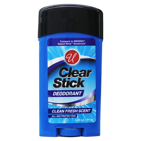 2.25OZ CLEAR DEODORANT STICK 24