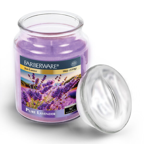 18OZ FARBERWARE JAR CANDLE PURE LAVENDER -6