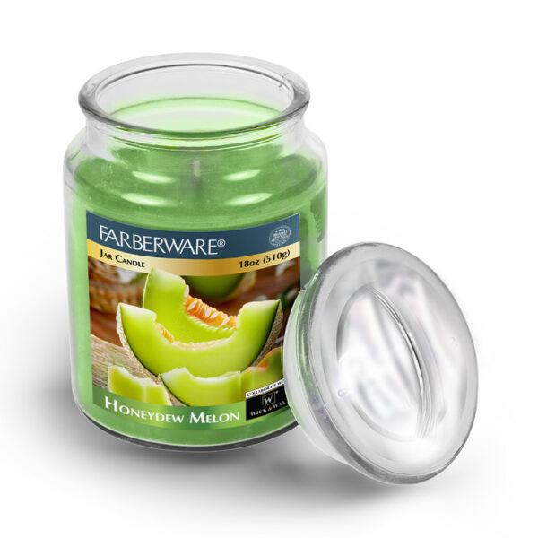 18OZ FARBERWARE JAR CANDLE HONEYDEW MELON-6