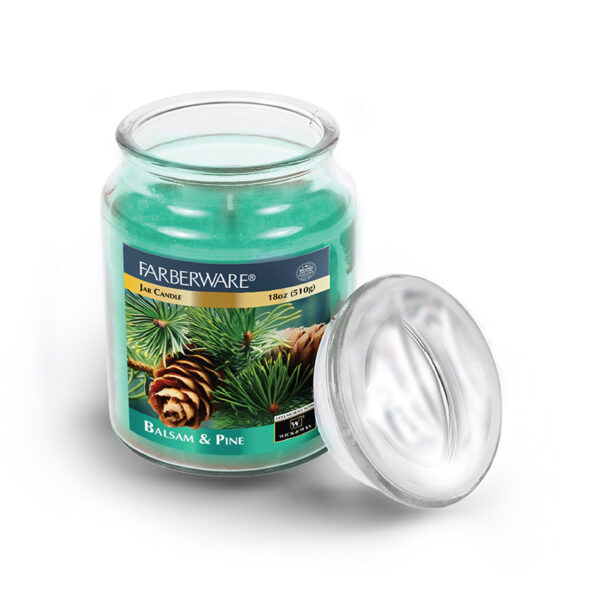 18OZ FARBERWARE JAR CANDLE BALSAM AND PINE-6
