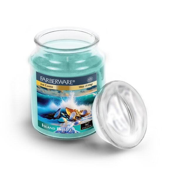 18OZ FARBERWARE JAR CANDLE ISLAND BREEZE-6