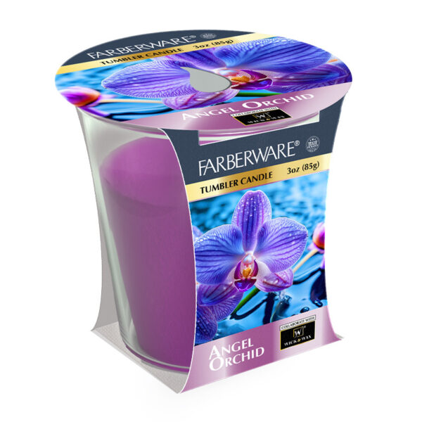 3OZ FARBERWARE TUMBLER CANDLE ANGEL ORCHID-12