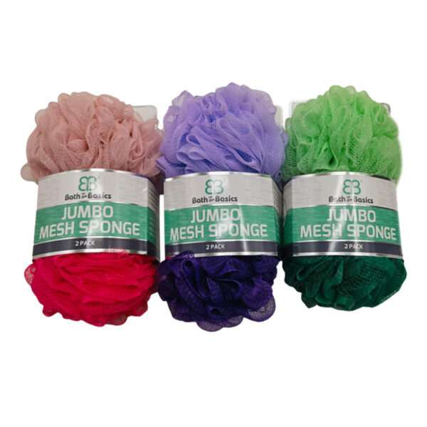 2PK JUMBO BATH LOOFAH - 24