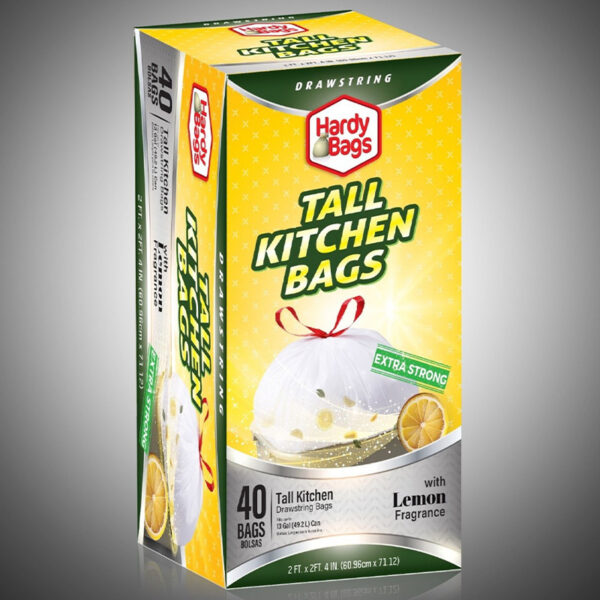 13 GAL D.S BAG 40CT WHITE WITH LEMON-12