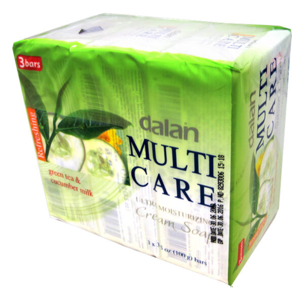 DALAN 51792 3pk 3.17oz MICELLAR WATER FRESH CUCUMBER SOAP 24