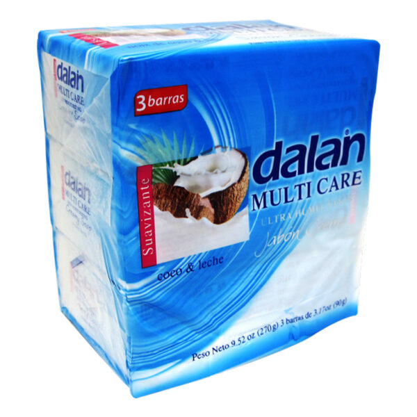 3.17oz 3pk DALAN SOAP COCONUT & MILK-24