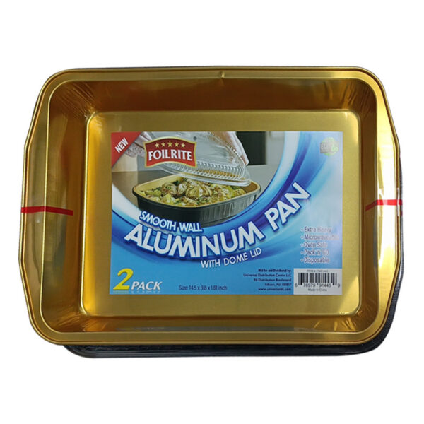 14.5"x9.8"SMOTH WAL PAN W/LID B&G 2PK-24
