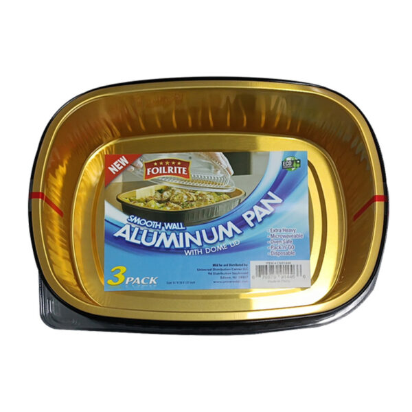 9.7"x7.6" SMOTH WAL PAN W/LID B&G 3PK-24