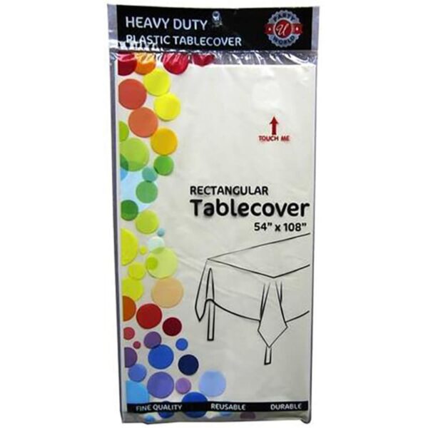 54 X 108 IVORY TABLE COVER-48